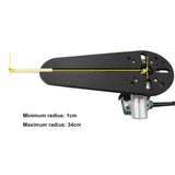 Wood Router Milling Slotting Circle Groove Circle Cutting Jig for Makita Electric Hand Trimmers Woodworking Work Bench
