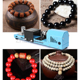 Micro Buddha Beads Small Lathe Electric Polishing Cutting Car Beads Round Beads Buddha Beads Machine Mini DIY Woodworking Lathe