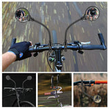 Dropship-1 Pair Bicycle Rearview Mirror 360° Adjustable Hose Rearview Mirror Reflector for Mountain Bikes Electric Bicycles Etc