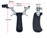 New precision slingshot that can be used at night. The powerful outdoor hunting slingshot uses flat rubber bands  slingshot