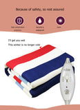 Blankets Heated Blanket 220 V 2 Body   Electric Blanket Small Printed Manta Electrica Bed Warmer Pad