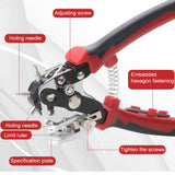 Handheld Portable Eyelet Puncher Household DIY Leathercraft Hole Punch Plier 2 2.5 3 3.5 4 4.5mm Round Holes