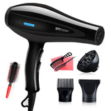 Powerful Professional Salon Hair Dryer Blow Dryer Electric Hairdryer Hot/Cold Wind with Air Collecting Nozzle D40