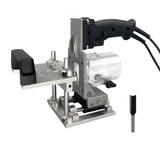 2 In 1 Slotted Bracket Invisible Fasteners Wardrobe Cupboard Panel Punch Locator Milling Slotting Guide for Trimming Machine