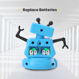 DEERC Baby toy Robots for boys or girls trajectory tracking robots for kids Robot Toy Magic Line with Intelligent Pen and Pape