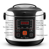 Electric Rice Cooker Soup Porridge Cooking Machine Food Steamer Warmer Fast Heating Lunch Box Reservation Pressure Cooker