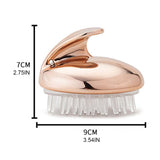 Portable Silicone Shampoo Scalp Shower Body Washing Hair Massage Massager Brush Comb
