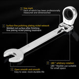 Automobile Ratchet Wrench 46-piece Key Wrench Set Flexible Universal Key Wrench Set Hand Tool Socket Wrench Car Repair Tool