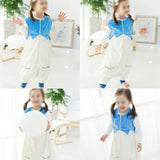 Newborn Zipper Sleepsack Wrap Cute Baby Short Sleeve Cotton Sleeping Bag Flannel Anti-kick Blanket Bedding