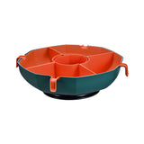 Hot Pot Draining Platter Double Layer Hot Pot Storage Platter Multifunctional Multi Grid Household Portable Kitchen Accessories