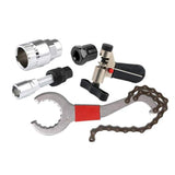 Bicycle Cassette Removal Tool Multifunctional Bike Repair Tool Kits Bicycle Sprocket Removal Too Set for All Bike Types
