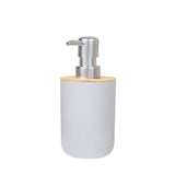 6 Pcs Bamboo Bathroom Accessories Set Toothbrush Holder Soap Dish Dispenser Toilet Brush Container Trash Can Bath Decoration