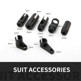 7pcs Oxygen Sensor Socket Wrench Thread Chaser Tool Kit Auto O2 Socket Removal Installation Install Offset Vacuum Sensor Socket