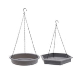 New outdoor bird feeding house gazebo hanging wild bird feeder cage outdoor container with sling bird feeder garden decoration