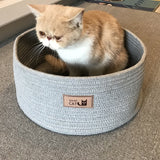 Hand Braided Rope Cat Nest Four Seasons General Cat Scratching Board Woven Cool Dog Bed House Grinder Claw Sofa Pet Product