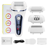 4 in 1 Epilator Set For Women Facial Hair Remover Female Rechargeable Epilator Face Depilation Leg Body Shaver Callus Remover