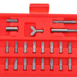 100Pcs Security Bits Set Slotted Cross Star Hex Socket Adapter Hook Driver with Storage Box