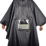 Multifunctional Lightweight Waterproof Hooded Rain Poncho Raincoat for Men Women Outdoor Cycling Camping Mat Canopy Shelter