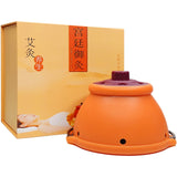 New Palace Moxibustion Cans Set Breast Navel Smokeless Moxibustion Box Body Massage Moxa Therapy Device Warm Women Health Care
