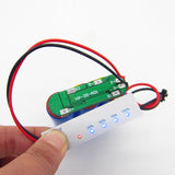 2S/3S/4S 8.4V 12.6V 16.8V BMS Li-ion Battery Lithium Capacity Indicator Display PCB Module 18650 Power Level Tester LCD Charge
