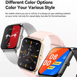 KW105 Smart Watch Men Bluetooth Call AI Assistant Health Monitors 1.69 Inch HD Display Sports Fitness Tracker Women Smartwatch