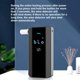 Professional Alcohol Tester Personal Use Alcohol Accurate Measurement Fast Respond Bralizer Breathalyser Device with Digital LCD