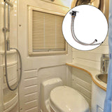 1Set 316SS Hot &amp; Cold Faucet Spray Hose Kit for RV Trailer Campervan Boat RV Trailer Spa Beauty Salon Shampoo Bowl Sink