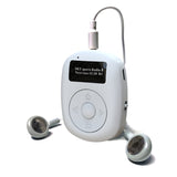 Hands Free DAB Digital Radio ABS With Bluetooth-Complitable Portable OLED Display with Earphone Charging Cable