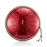 pearl paint  New Type Steel tongue drum 13 inch 15 note D minor handpan percussion instrument hand drum Yoga Meditation Beginner