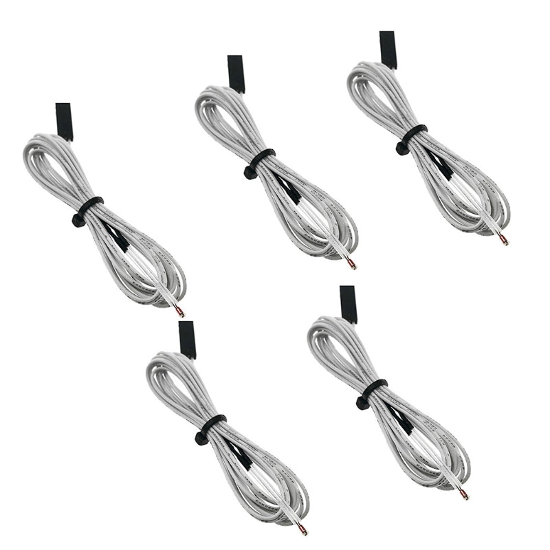 5pcs HT-NTC 100K Thermistor Temperature Sensor Waterproof Probe Cable for Ender3/CR-10/CR-10Sr Safe and Durable