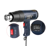 Digital LED Electric Hot Air Gun 1800W With 7PCS Tips stepless Adjustable Temperature-controlled Thermal blower heat gun Newest