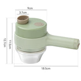 Portable Vegetable Cutter Wireless Electric Garlic Minced Garlic Masher Multi-Function Mini Slicer