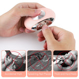 Electric Automatic Nail Clippers Trimmer Manicure for Adults Baby Nail Cutter Pedicure Finger Toe Scissors Nail Debris Container
