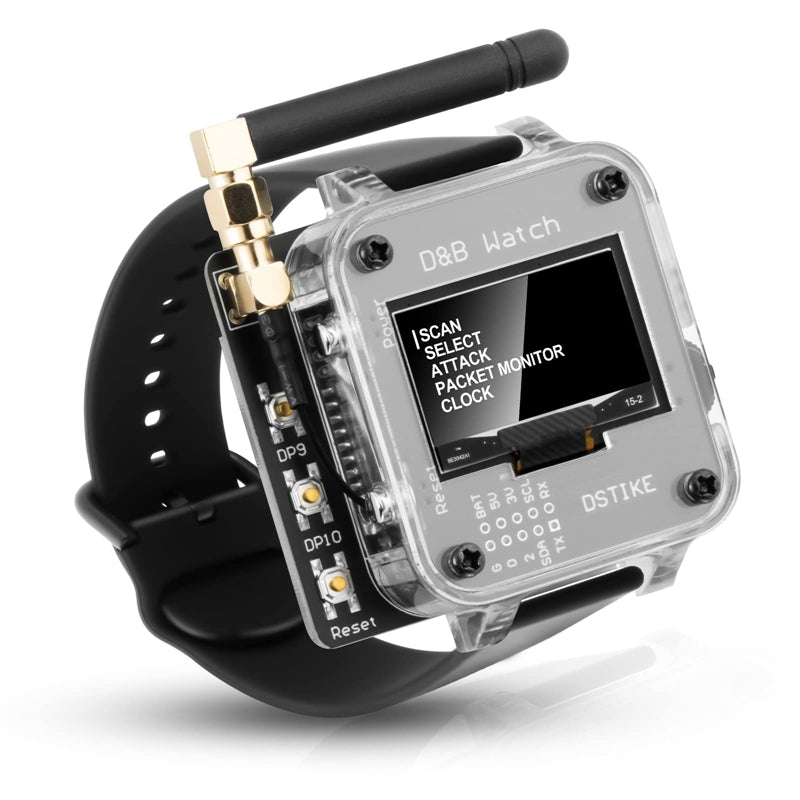 Wifi Deauther &amp; Bad USB Watch V4 ESP8266 &amp; Atmega32u4 Programmable Development Board Test Tool For Nodemcu Arduino