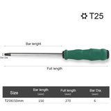 1PC Torx T15 T20 T25 T27 T30 T40 Screwdriver With Hole Magnetic Screw Driver Home Phone Repair Hand Tools