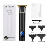 2021 New Hair Trimmer For Man USB Rechargeable  LCD Hair Clipper Barber Shop Men's Shaver Trimmer Beard Hair Cutting Machine