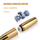 Double Use Permanent Makeup Machine RCA Tattoo Machine Rotary Tattoo  Pen With 2 Heads Dual Type Gift Cartridge Needles