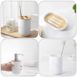 1 Set of Soap Tray Toothbrush Holder Lotion Box for Bathroom Toilet Household Hotel