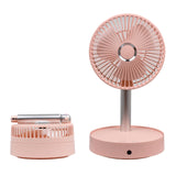 Folding Portable Fan Scalable Height Wireless Remote Control For Home Outdoor USB Charging Floor Table Cooling Ventilation Fan