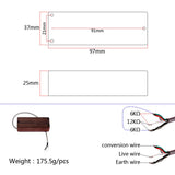 Bass Pickup Set For 4 String  Guitar, Humbucker, Rosewood 1pc