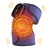 Electric Heating Knee Shoulder Elbow Support Brace Belt Vibration Hot Compress Joint Massage Pads Relieve Arthritis Pain Tools