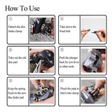 Dropship-4 Pairs Bicycle Brake Pads,Brake Pads Mountain Bikes,Bike Disc Brake Pads for Avid BB7,Juicy 7,Juicy 5,Juicy 3,Etc