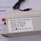 DC 12V / AC 110V-240V Electric Fence Controller Energizer Charger For Animal Cattle Poultry Supplies pulse 10KV 0.5W