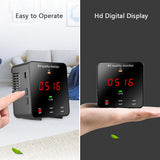 Air Quality Monitor for CO2 HCHO TVOC AQI Professional Electrochemical Sensor Detector Rechargeable Real Time LED Display