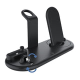 7-In-1 Portable Wireless Charging Multi-Function Wireless Charging Stand Wireless Earphone All-Round Charging Base