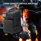 Military Backpack Backpack Picnic Drawstring Field Survival 800D Waterproof Oxford 40L Waist Camping Bag Practical Tactical