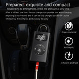 Portable Air Compressor Inflators 150Psi Air Pump LED Light for Car Tires Bicycle Rechargeable Power Bank LED Light
