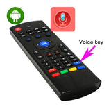 MX3-M Remote Control 2.4G Intelligent Voice Infrared Flying Mouse Button Remote Control for Android Set-Top Boxes TVs