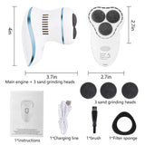 Electric Feet Callus Remover Rechargeable Portable Electronic Foot File Pedicure Tools Feet Care Dry Skin Waterproof Design Gift