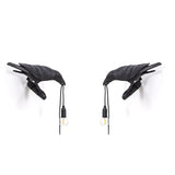 Seletti Bird Wall Lamp Italian Modern Resin White Black Light for Bedroom BedsideLiving Room Decoration Led Light Fixtures